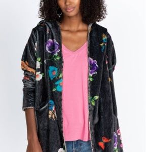 Johnny Was Biya Blooming Sherpa Jacket - Size S